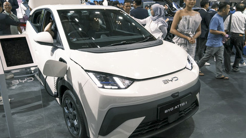 BYD Atto 1 di GIIAS 2025. Foto: Fitra Andrianto/kumparan