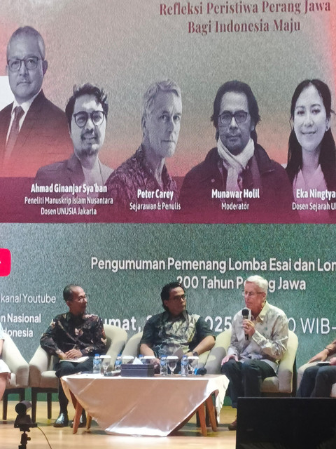 Diskusi 200 Perang Jawa di Perpusnas. Foto: Wisnu Prasetiyo/kumparan