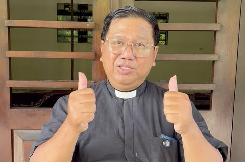 Pdt. Fendi Susanto narasumber dalam Sarasehan 