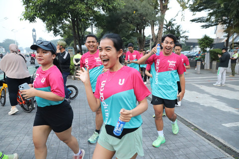 Fun Run teman kumparan yang berkolaborasi dengan HYDROPLUS berlangsung pada Minggu (27/7). Foto: kumparan