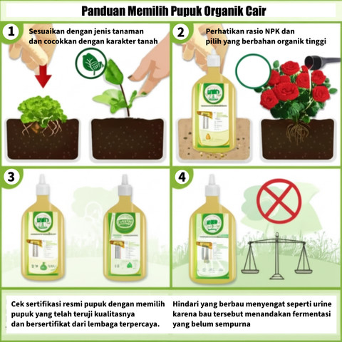 panduan memilih pupuk organik cair