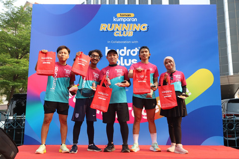 Keseruan Fun Run x HYDROPLUS pada Minggu (27/725). Foto: kumparan