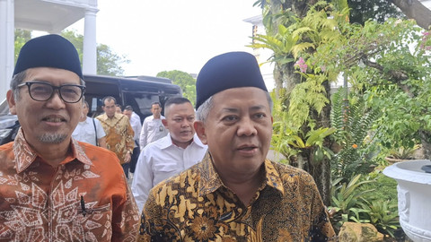 Jajaran petinggi PKS menemui Presiden Republik Indonesia Prabowo Subianto di Istana Merdeka, Jakarta Pusat, Selasa (29/7/2025). Foto: Zamachsyari/kumparan