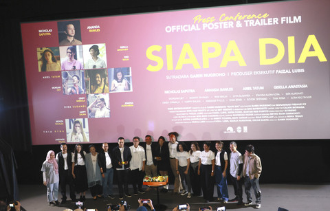 Konferensi pers official poster film Siapa Dia di Grand Indonesia, Jakarta, Selasa, (29/7/2025). Foto: Agus Apriyanto