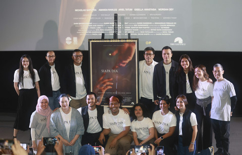 Konferensi pers official poster film Siapa Dia di Grand Indonesia, Jakarta, Selasa, (29/7/2025). Foto: Agus Apriyanto