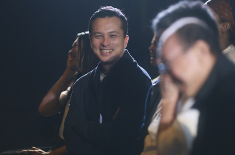 Aktor Nicholas Saputra saat konferensi pers official poster film Siapa Dia di Grand Indonesia, Jakarta, Selasa, (29/7/2025). Foto: Agus Apriyanto