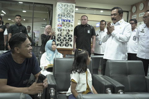 Menteri Imigrasi dan Pemasyarakatan (Imipas), Agus Andrianto, mengunjungi Kantor Imigrasi (Kanim) Kelas I TPI Malang pada Selasa (29/7/2025). Foto: Dok. Kemenimipas