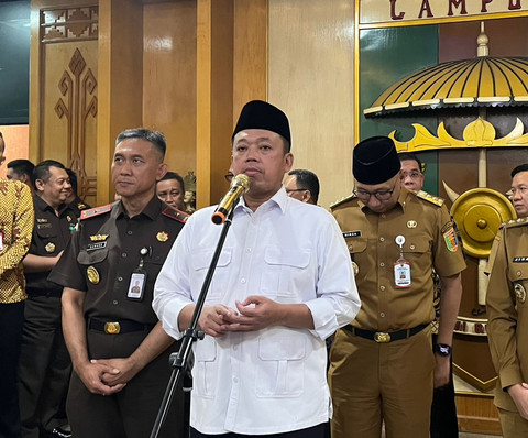 Menteri Agraria dan Tata Ruang/Kepala Badan Pertanahan Nasional (ATR/BPN) Nusron Wahid saat berkunjung ke Provinsi Lampung | Foto : Eka Febriani / Lampung Geh