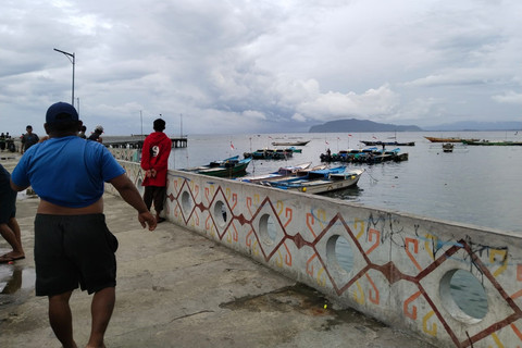 Suasana di tengah peringatan dini tsunami BMKG di Jayapura, Rabu, Rabu (30/7/2025). Foto: kumparan
