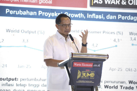 Mendagri Tito Karnavian menghadiri acara Indonesia Best BUMD Awards 2025 di The Sultan Hotel & Residence, Jakarta, Rabu (30/7/2025). Foto: Kemendagri RI