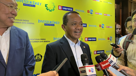 Menteri Energi dan Sumber Daya Mineral (ESDM) Bahlil Lahadalia usai acara Energi dan Mineral Festival 2025, Rabu (30/7/2025). Foto:  Fariza/kumparan