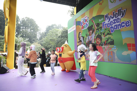 Freeze dance bareng StarZelly di kumparanMOM Festival Hari Anak (FHA) 2025. Foto: kumparan
