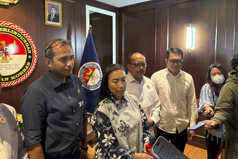 Wakil Ketua Komisi VII DPR RI, Rahayu Saraswati di kantor LPSK, Jakarta Timur, Kamis (31/7/2025).  Foto: Abid Raihan/kumparan