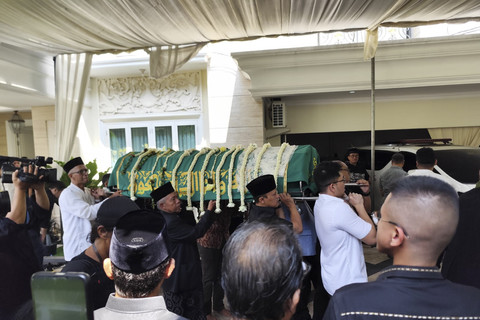 Suasana rumah duka Mantan Menteri Agama, Suryadharma Ali, Kamis (31/7/2025) Foto: Rachmadi Rasyad/kumparan