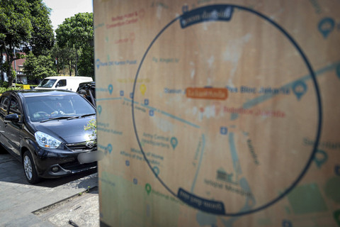 Suasana area parkir di kawasan Juanda, Jakarta, Kamis (32/7/2025). Foto: Iqbal Firdaus/kumparan