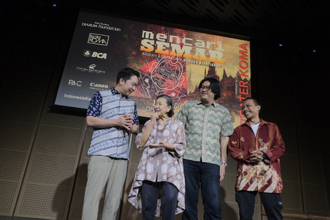 Konferensi pers pertunjukan Mencari Semar, kolaborasi Teater Koma dengan Bakti Budaya Djarum Foundation, di Thamrin, Jakarta Pusat, Kamis (31/7). Foto: Vincentius Mario/kumparan