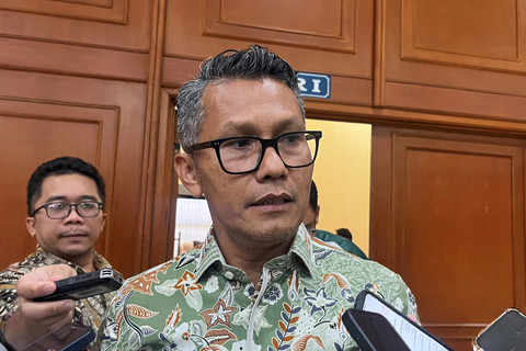 Juru Bicara Kemenperin Febri Hendri Antoni Arif di Kantor Kemenperin, Jakarta, Kamis (31/7/2025). Foto: Widya Islamiati/kumparan