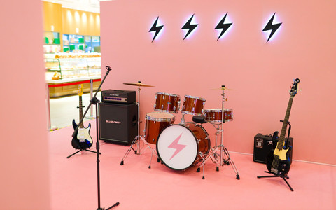 Pop-up Rose Blackpink, Rosie, di Gandaria City Mall Jakarta Selatan. Foto: Allstar IP
