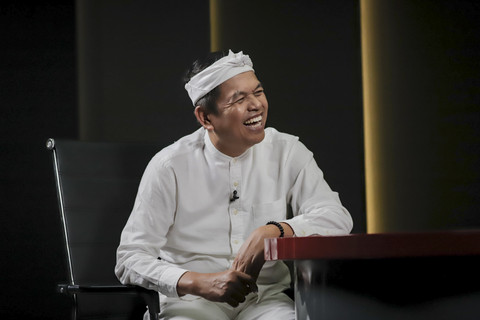 Gubernur Jawa Barat Dedi Mulyadi saat Program Info A1 kumparan di Jakarta, Kamis (31/7/2025). Foto: Jamal Ramadhan/kumparan