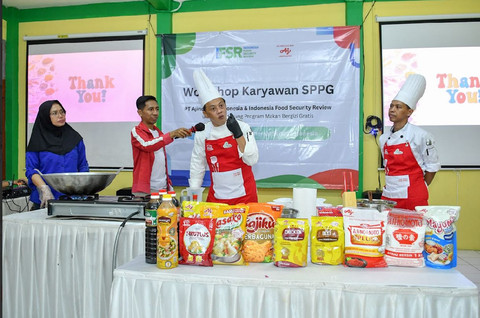 Acara 'Edukasi Gizi Menu MBG' di salah satu sekolah di Ciputat, Tangerang Selatan. Foto: Dok. Istimewa