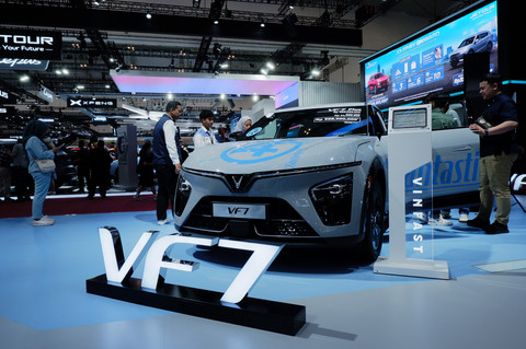 VinFast VF7 Fantastic 4 Edition di GIIAS 2025. Foto: Fitra Andrianto/kumparan