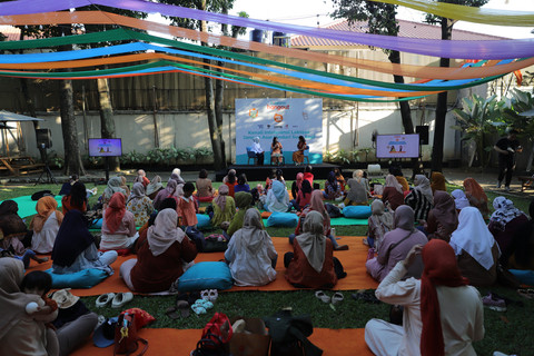 kumparan Hangout tema Intoleransi Laktosa digelar pada Kamis (31/7) di taman kumparan, Jakarta Selatan. Foto: kumparan