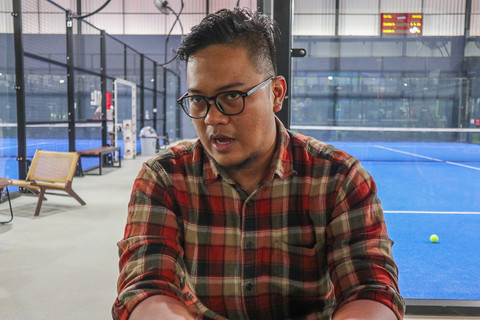 Manager Smash Padel, Arsyie Akbar.  Foto: Febria Adha Larasati/kumparan