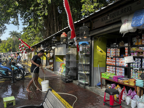 Suasana Pasar Barito, Kebayoran, Jakarta Selatan, Senin (4/8/2025). Foto: Rayyan Farhansyah/kumparan