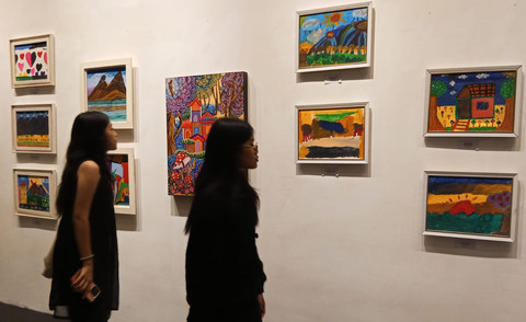 Infinite Color, Ruang Ekspresi Anak-anak Disabilitas di Surabaya Lewat Lukisan