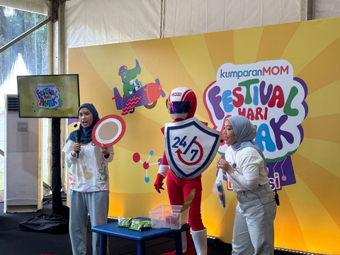 Kapten Nuvo di kumparanMOM Festival Hari Anak 2025. Foto: Wina R./kumparan