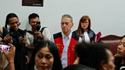 Sidang tuntutan Fariz RM di Pengadilan Negeri Jakarta Selatan, Senin (4/8/2025).
 Foto: Aprilandika Pratama/kumparan
