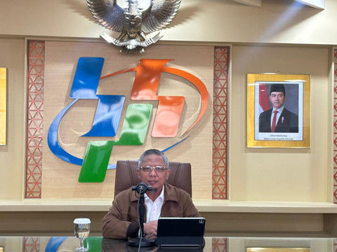 Deputi Bidang Neraca dan Analisis Statistik BPS Moh. Edy Mahmud dalam konferensi pers di Ka...                    </div>

                    <div class=