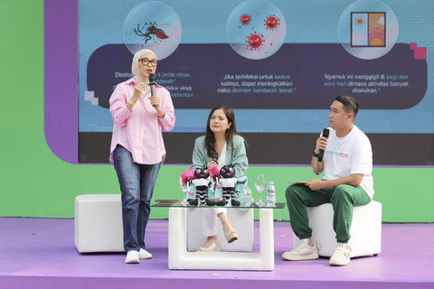 dr. Attila menjelaskan upaya pencegahan DBD dengan 3M Plus. Foto: dok. kumparan