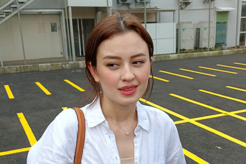 Artis Kimberly Ryder saat ditemui di Kawasan TB Simatupang, Jakarta Selatan, Rabu (6/8/2025). Foto: Aprilandika Pratama/kumparan