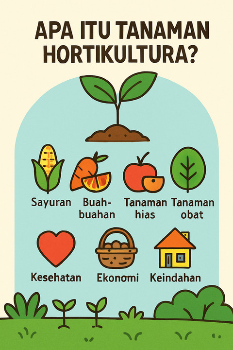 Ilustrasi Tanaman Hortikultura Adalah Cabang llmu Pertanian.