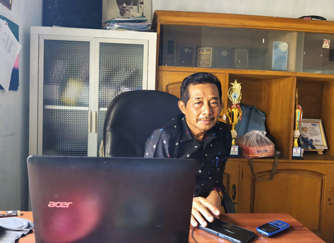 Kepala Desa (Kades) Jatimulyo, Kecamatan Jatiagung, Lampung Selatan, Sumardi | Dok. Ist