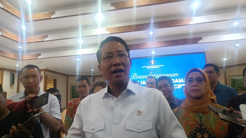 Menteri Hukum Supratman Andi Agtas di Gedung Kemenkumham Bali pada Jumat (8/8). Foto: Denita br Matondang/kumparan