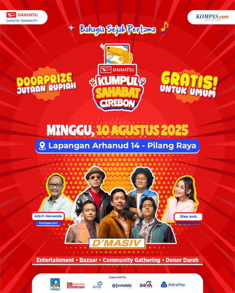 Daihatsu Kumpul Sahabat bakal menyapa warga Cirebon pada Minggu, 10 Agustus 2025. Foto: Daihatsu