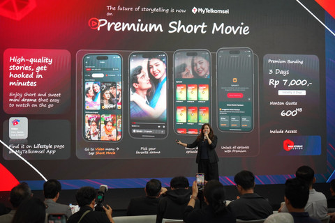Fitur MyTelkomsel Short Movie. Foto: Dok. Telkomsel