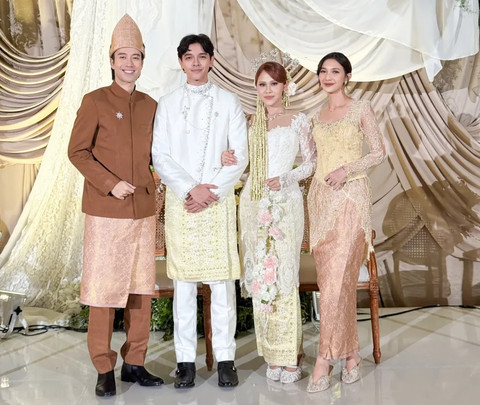 Pernikahan Nadin Amizah dan Faishal Tanjung. Foto: Instagram/vidialdiano