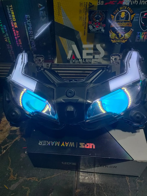 Hasil lampu garapan Pendawa Horn. Foto: Pendawa Horn