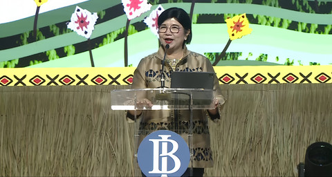 Gubernur Senior Bank Indonesia (BI) Destry Damayanti dalam penutupan KKI, Minggu (10/8).  Foto: Bank Indonesia