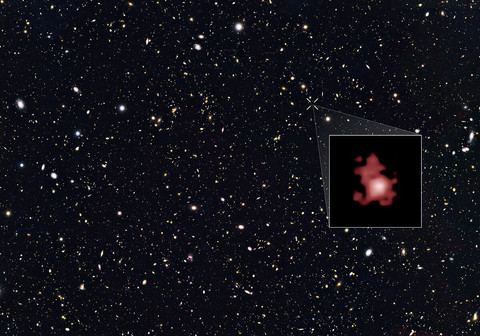 Galaksi terjauh, GN-Z11 (Sumber: Unsplash) 