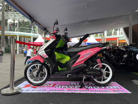 Honda Modif Contest 2025 seri regional Bandung, Sabtu (9/8/2025). Foto: Syahrul Ghiffari/kumparan