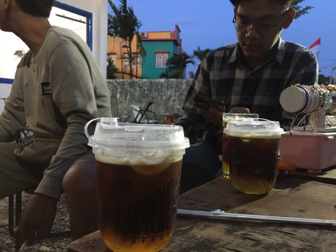 Salah satu menu di Improve Coffee, Kopi Americano/Anyelir.