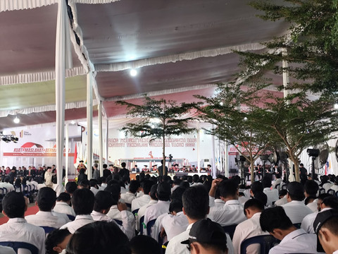 Mahasiswa baru yang diterima di Institut Teknologi Sumatera (Itera) tahun akademik 2025/2026. | Foto: Sinta Yuliana /Lampung Geh