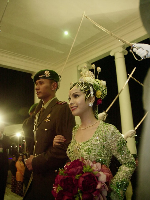 Potret pernikahan Annisa dan AHY. Foto: Instagram @annisayudhoyono