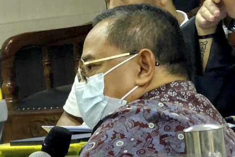 Anggota DPR Sudewo saat diperiksa sebagai saksi dalam sidang kasus dugaan suap proyek di DJKA di Pengadilan Tipikor Semarang, Kamis (9/11/2023). Foto: I.C. Senjaya/ANTARA
