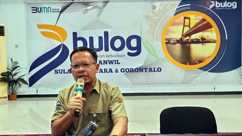 Pimpinan Wilayah Bulog Sulawesi Utara Gorontalo (SulutGo), Ermin Tora.