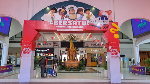 Stasiun Surabaya Gubeng. Foto: Humas Daop 8 Surabaya